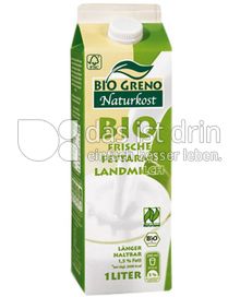 Produktabbildung: Bio Greno Naturkost Bio Frische Fettarme Landmilch 1 l