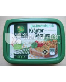 Produktabbildung: Bio Sonne Bio-Brotaufstrich Kräuter Gemüse 125 g