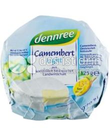 Produktabbildung: dennree Camembert light 125 g