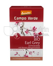 Produktabbildung: Campo Verde Bio Schwarztee Earl Grey 25,5 g
