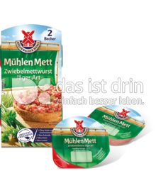 Produktabbildung: Mühlen Mett Zwiebelmettwurst Jäger Art 