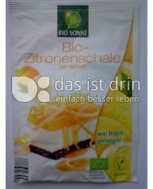 Produktabbildung: Bio Sonne Bio-Zitronenenschale 15 g