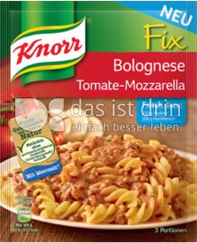 Produktabbildung: Knorr Fix Bolognese Tomate-Mozzarella 
