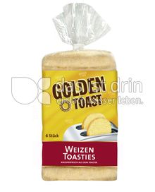 Produktabbildung: GOLDEN TOAST Toasties Weizen 300 g
