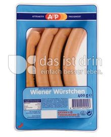 Produktabbildung: A&P Wiener Würstchen 400 g