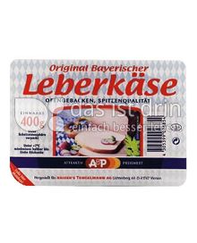 Produktabbildung: A&P Bayerischer Leberkäse 400 g