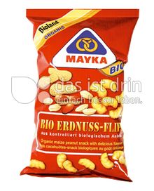 Produktabbildung: Mayka Bio Erdnuss Flips 75 g