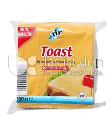 Produktabbildung: TiP Toast Schmelzkäsescheiben 250 g
