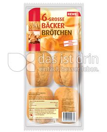 Produktabbildung: Rewe Bäckerbrötchen 360 g