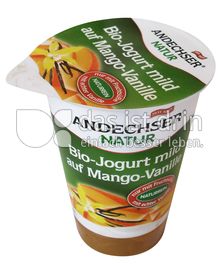Produktabbildung: Andechser Natur Bio-Jogurt mild auf Mango-Vanille 3,7% 180 g