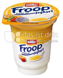 Produktabbildung: Müller Froop® Frucht auf Joghurt Pfirsich-Maracuja 150 g