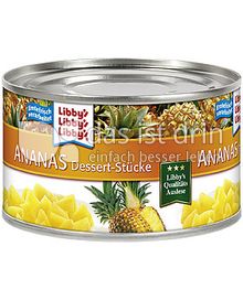 Produktabbildung: Libby's Ananas Dessert-Stücke 256 ml