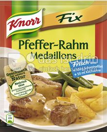Produktabbildung: Knorr Fix Pfeffer-Rahm-Medaillons 35 g