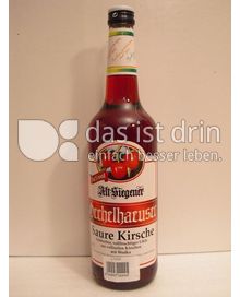 Produktabbildung: Oechelhaeuser Markenspirituosen Alt Siegener Saure Kirsche mit Wodka 700 ml