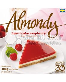 Produktabbildung: Almondy schwedische Mandeltorte cheesecake raspberry 400 g