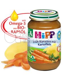Produktabbildung: Hipp Früh-Karotten mit Kartoffeln 190 g