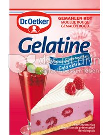 Produktabbildung: Dr. Oetker Gelatine gemahlen rot 27 g