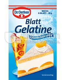 Produktabbildung: Dr. Oetker Blatt Gelatine weiss 10 g