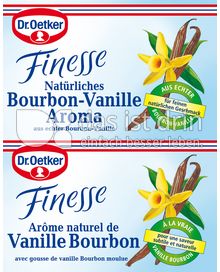 Produktabbildung: Dr. Oetker Finesse Natürliches Bourbon-Vanille Aroma 9,6 ml