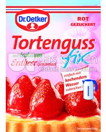 Produktabbildung: Dr. Oetker Tortenguss fix mit Erdbeer-Geschmack 