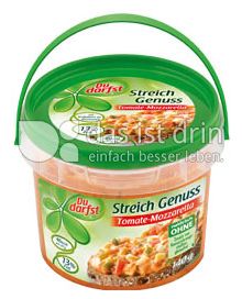 Produktabbildung: Du darfst Streichgenuss Tomate Mozzarella 125 g