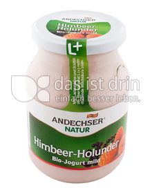 Produktabbildung: Andechser Natur Bio-Jogurt mild, Himbeer-Holunder 3,7% 500 g