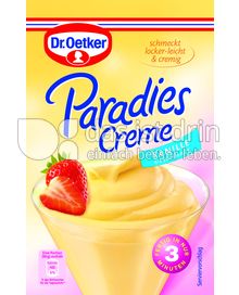 Produktabbildung: Dr. Oetker Paradies Creme Vanille-Geschmack 60 g