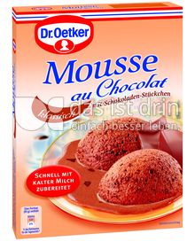 Produktabbildung: Dr. Oetker Mousse au Chocolat 