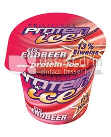 Produktabbildung: Trilicious Protein Ice Eis Erdbeere Eis 150 ml