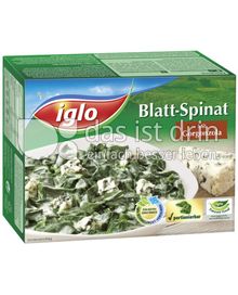 Produktabbildung: iglo Blatt-Spinat mit Gorgonzola 300 g